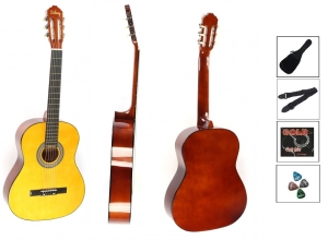 Sidney 4/4 Klasik Gitar Seti (Gitar-Kılıf-Tel-Askı-Pena)